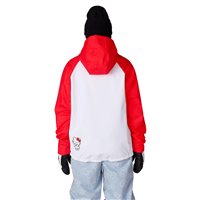 686 Women's 686 x Hello Kitty Waterproof Hoody - Hello Kitty White Red