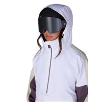 686 Women's Outline Shell Anorak - White Colorblock