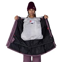 686 Spirit Insulated Jacket - Women's - Black Plum Grid Corduroy