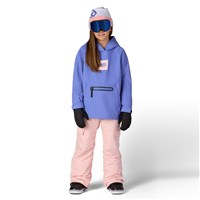 686 Youth Waterproof Hoody - Alpenglow Blue