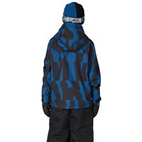 686 Youth Waterproof Hoody - Blue Ash Shapes