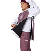 686 Youth Waterproof Hoody - White Colorblock
