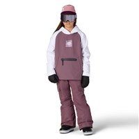 686 Youth Waterproof Hoody - White Colorblock