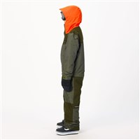 Airblaster Youth Freedom Suit - Olive Grid / Orange