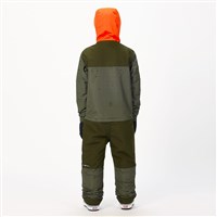 Airblaster Youth Freedom Suit - Olive Grid / Orange