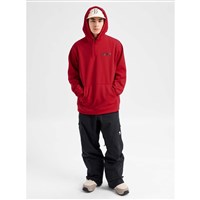 Burton Men's Oak Pullover Hoodie - Geranium Red