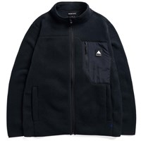 Burton Men's Cinder Full-Zip Fleece - True Black