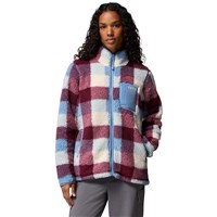 Columbia Women's West Bend Print Full Zip II - Rainy Day / Multi Buffalo Check
