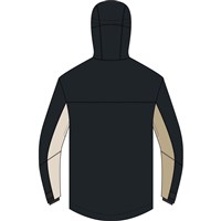 O'Neill Men's FWC Cruz Triple Snow Jacket - Black Out Beige Color Block