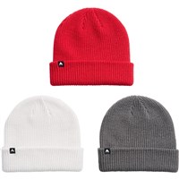 Burton DND Beanie (3 Pack) - Gray Cloud / Gotham Gray / Geranium Red