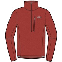 Stio Men's Glide Power Stretch Half Zip - Redrock Heather