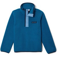 Columbia Youth Helvetia II Half Snap Fleece - Phoenix Blue / Rainy Day