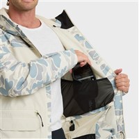 Quiksilver Men's Mission Print 20K Jacket - Bone White