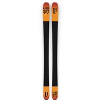 Liberty Men's Super Radian 88 Skis - Black / Orange