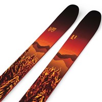 Liberty Men's Super Radian 88 Skis - Black / Orange