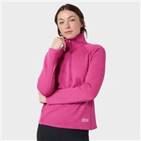 Stio Women's Glide Power Stretch Half Zip - Bold Bloom Heather