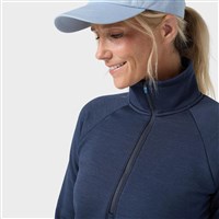 Stio Women's Glide Power Stretch Half Zip - Mountain Shadow Heather