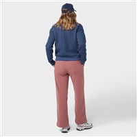Stio Women's Turpin Fleece Wide Leg Pant - Sierra Mauve Heather
