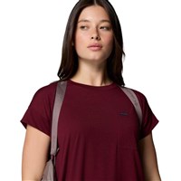 Columbia Women's Amaze Puff Hooded Jacket - Iron High Shine
