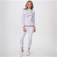 Krimson Klover Women's Winter Apres Top - White