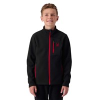 Spyder Boy's Bandit Full Zip Fleece Jacket - Black