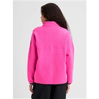 Burton Women's Cinder Pullover Fleece - Shockwave Pink / True Black