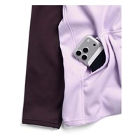 Burton Women's Crown Weatherproof Pullover Fleece - Bear Hug Brown / Moondust Purple