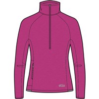 Stio Women's Glide Power Stretch Half Zip - Bold Bloom Heather