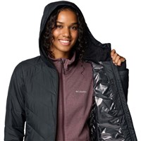 Columbia Women's Heavenly Long Hooded Jacket - Black