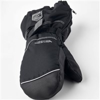 Hestra Baby Zip Mitt - Black / Black