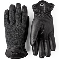 Hestra Men's Daniel Glove - Charcoal / Black