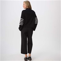Krimson Klover Women's Apres Mock Neck - Black / Snow