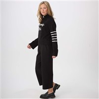 Krimson Klover Women's Apres Mock Neck - Black / Snow