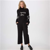 Krimson Klover Women's Apres Mock Neck - Black / Snow