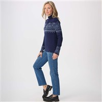 Krimson Klover Women's Neva Zip Neck - Navy