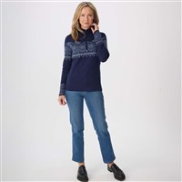 Krimson Klover Women's Neva Zip Neck - Navy