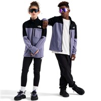 The North Face Teen Hike Mid Layer Full Zip - Grounded Plum / TNF Black