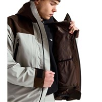 The North Face Men's GTX Hex Jacket - Stone Slab / Dark Chestnut