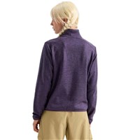 The North Face Women's TNF Performance Fleece Full Zip Jacket - Endless Dusk Dark Heather / Grounded Plum