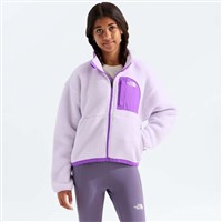 The North Face Girls' Yumiori Off Peak Full Zip Jacket - Ice Lilac / Elevation Purple