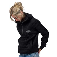 Souvenir Quilted Hoodie - Black