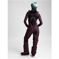 Burton Women's Reserve 2L Stretch Slim Bib Pants - Bear Hug Brown