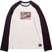 Burton Men's Roadie Base Layer Tech T-Shirt - Stout White / Bear Hug Brown