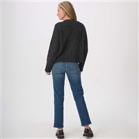 Krimson Klover Women's Ski Crew Neck - Heather Black