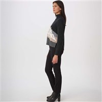 Krimson Klover Women's Skylar Mock Neck - Heather Black