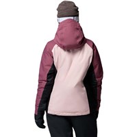 Columbia Women's Snowy Summit Insulated Jacket - Mineral Pink / Black / Antique Mauve X Dye