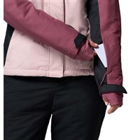Columbia Women's Snowy Summit Insulated Jacket - Mineral Pink / Black / Antique Mauve X Dye