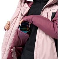 Columbia Women's Snowy Summit Insulated Jacket - Mineral Pink / Black / Antique Mauve X Dye