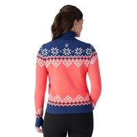 Spyder Women's Stellar Ski Sweater - Electric Coral