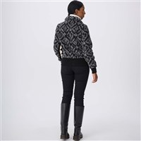 Krimson Klover Women's Stevie Jacket - Black / Charcoal Jacquard